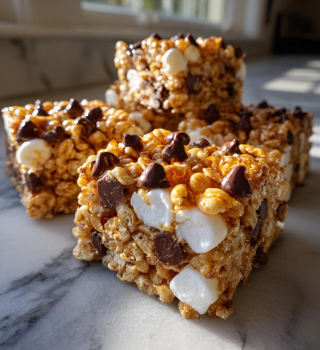 s more rolled rice krispie treats