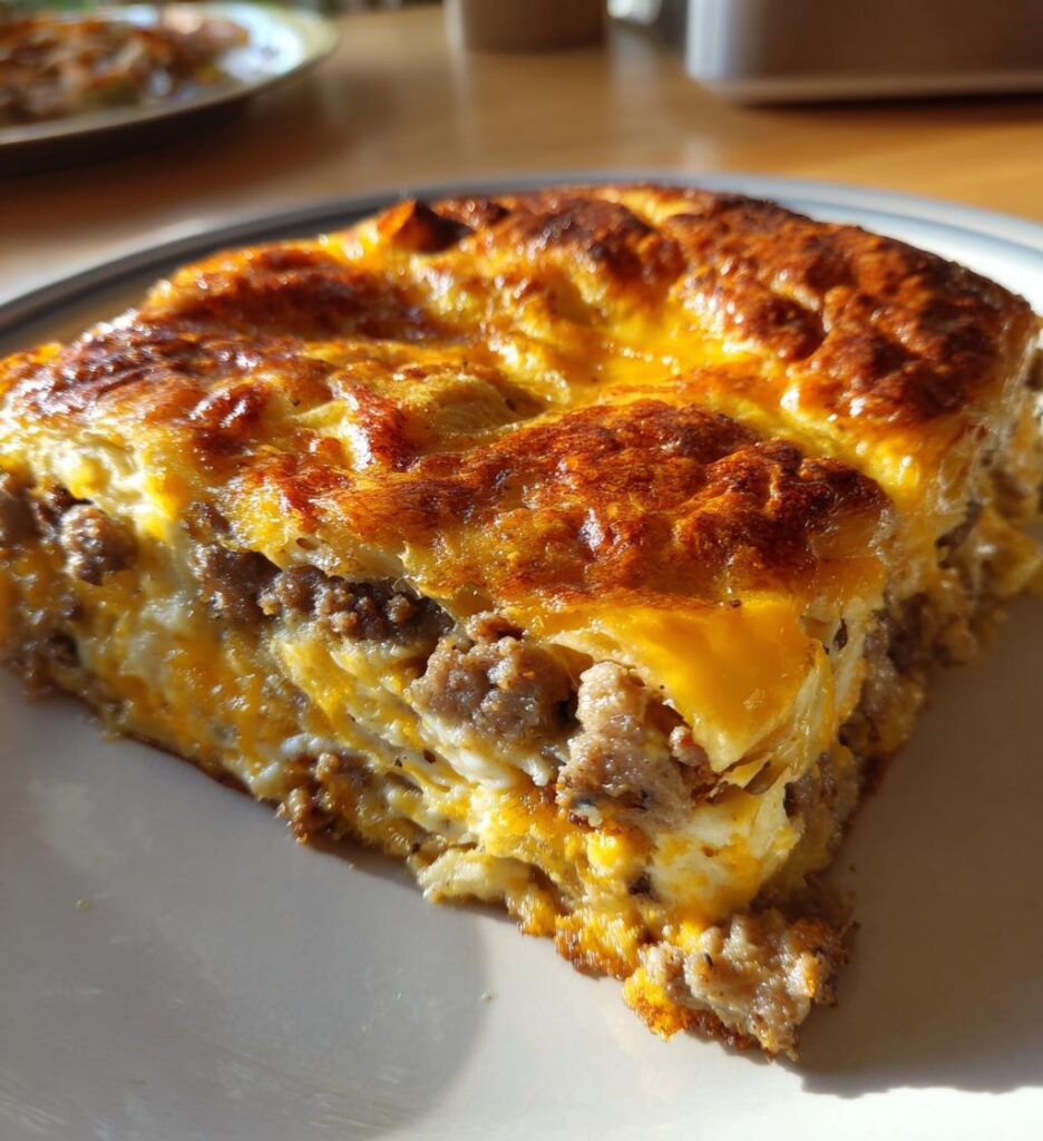 Sausage Gravy Breakfast Casserole