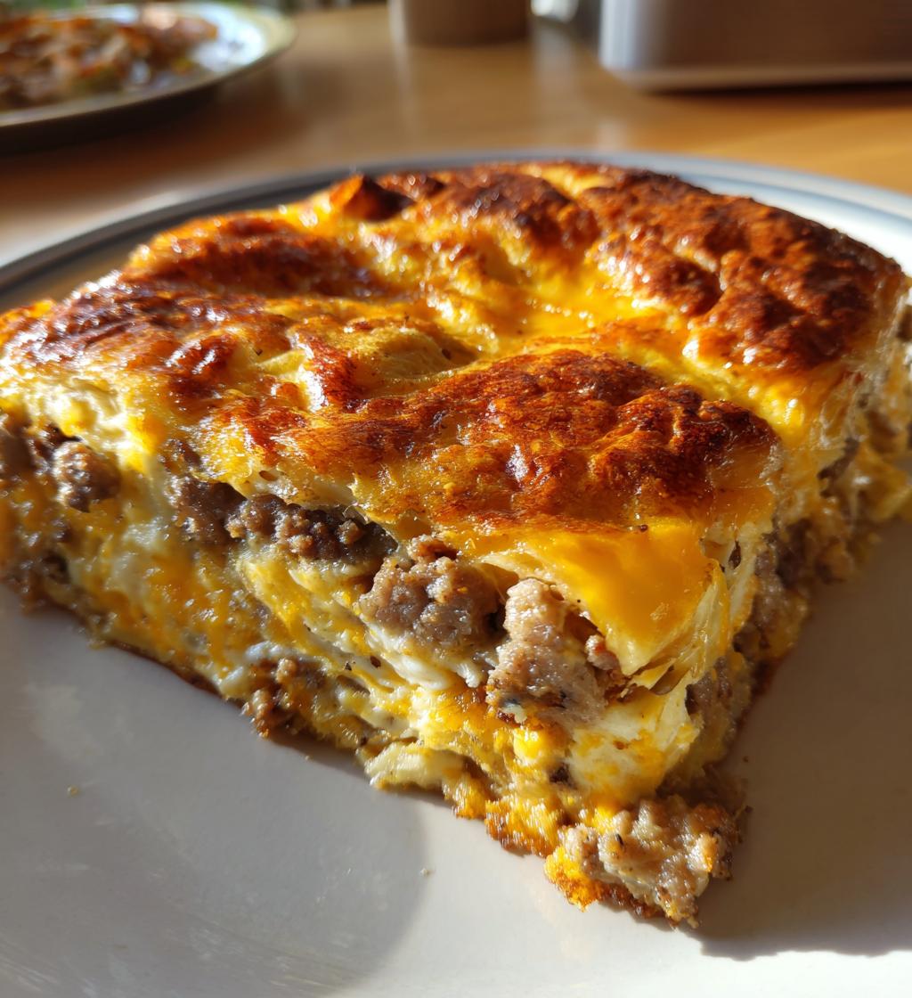 Sausage Gravy Breakfast Casserole