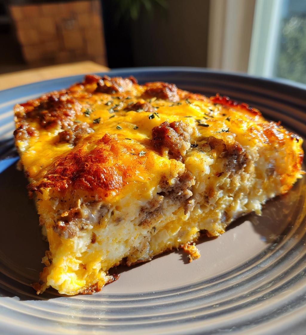 Sausage Hashbrown Breakfast Casserole - detail 1