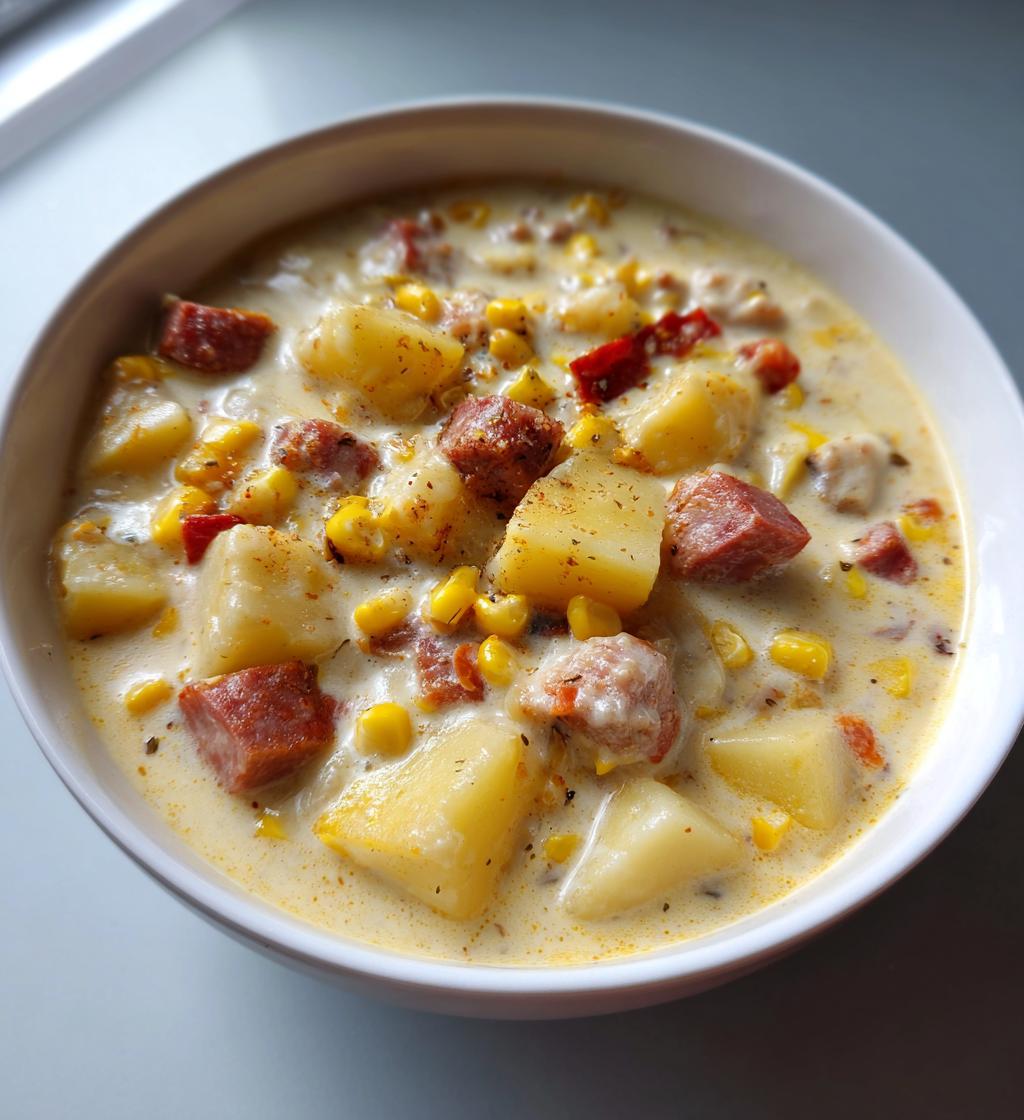 Sausage Potato Chowder - detail 1