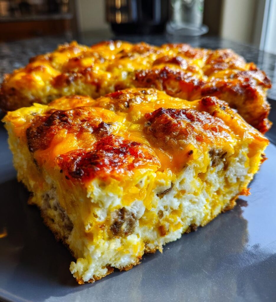 Sausage Tater Tot Breakfast Casserole