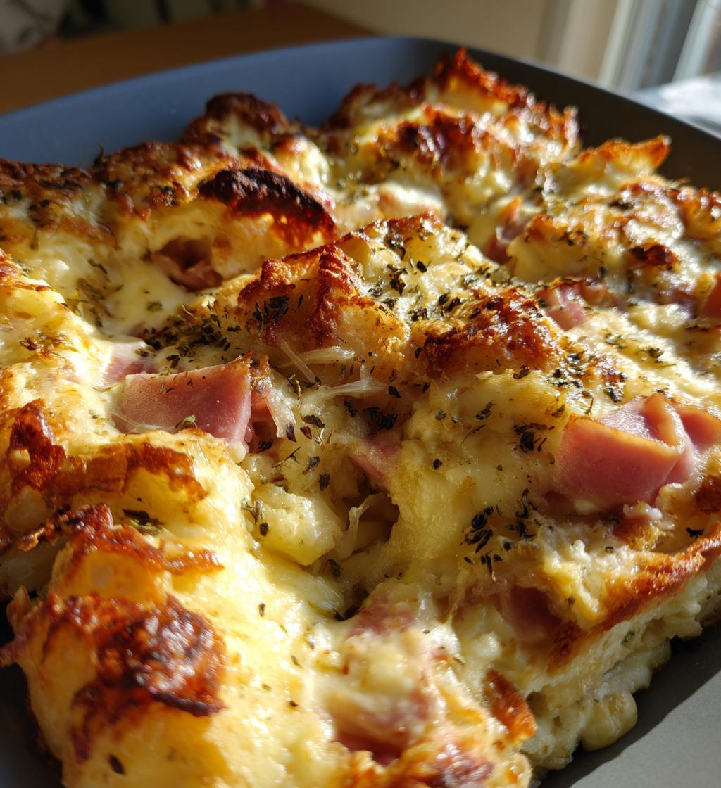 Savory Croque Madame Casserole - detail 1
