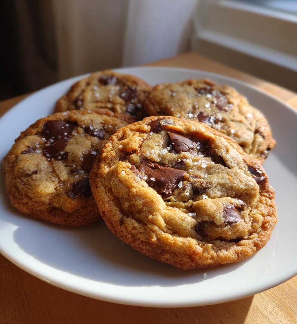 Sea Salt Chocolate Chip Cookies