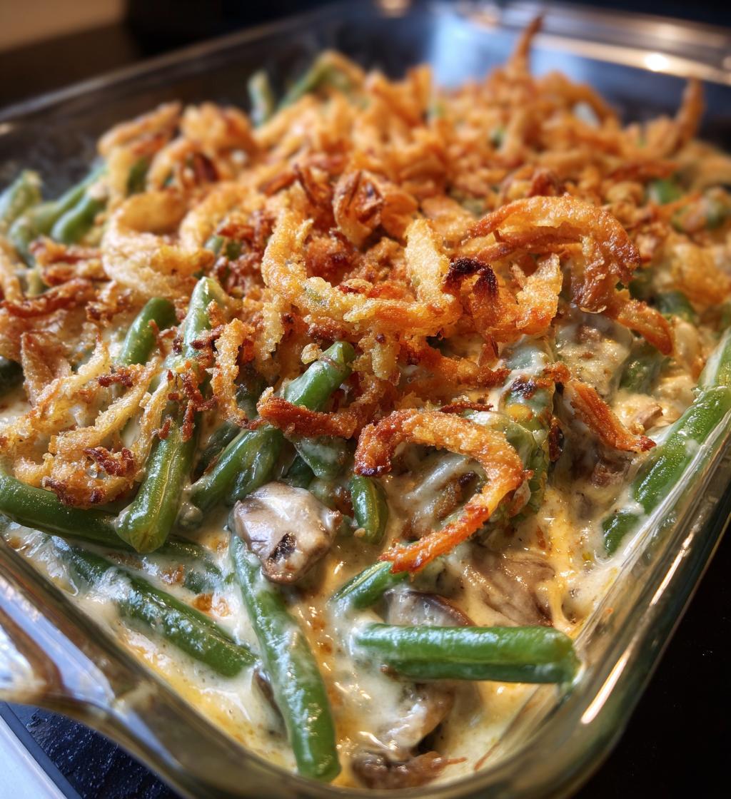 Simple Green Bean Casserole - detail 1