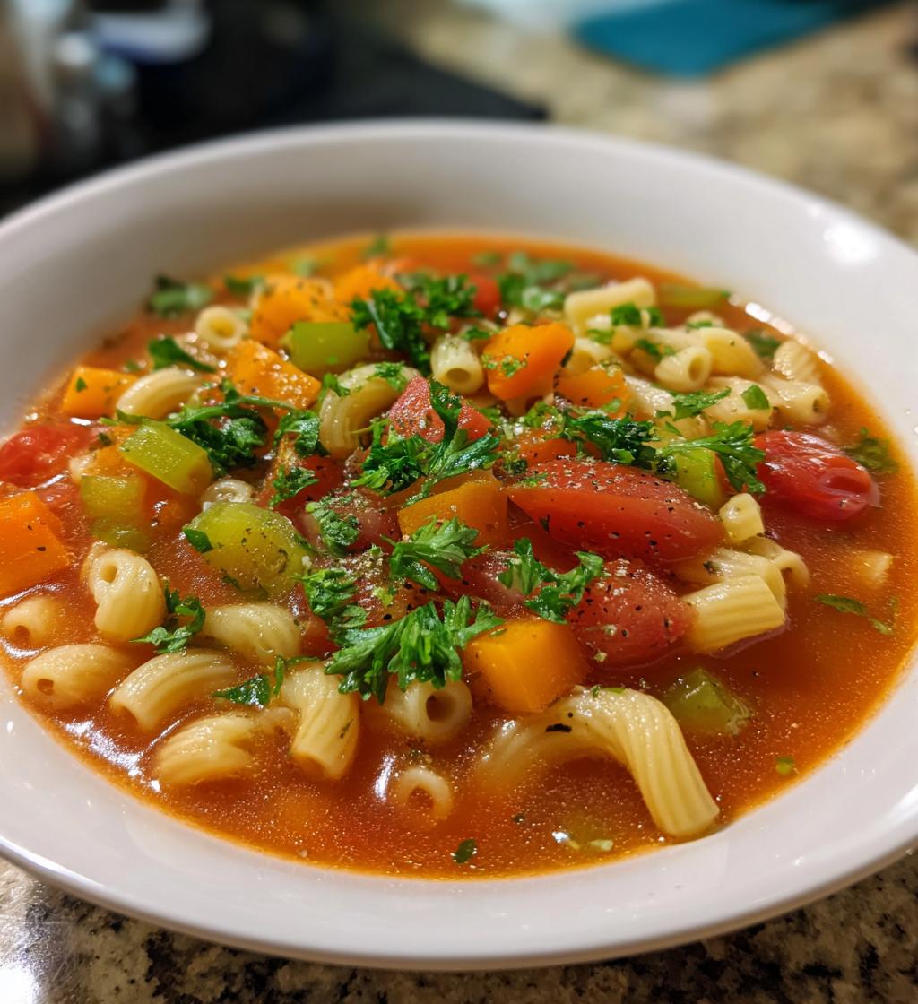 Simple Italian Penicillin Soup - detail 1