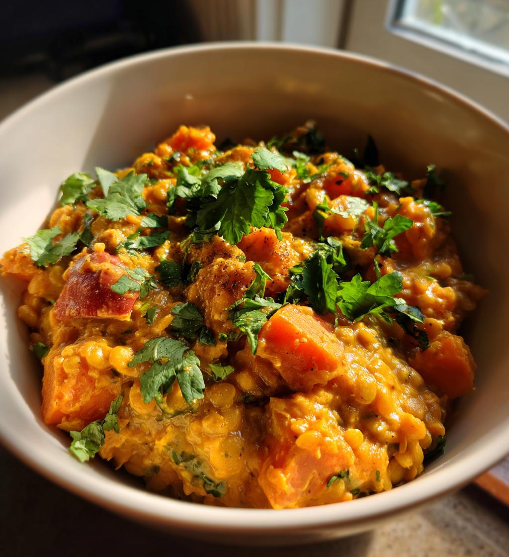 Slow Cooker Sweet Potato and Lentil Tikka Masala - detail 1