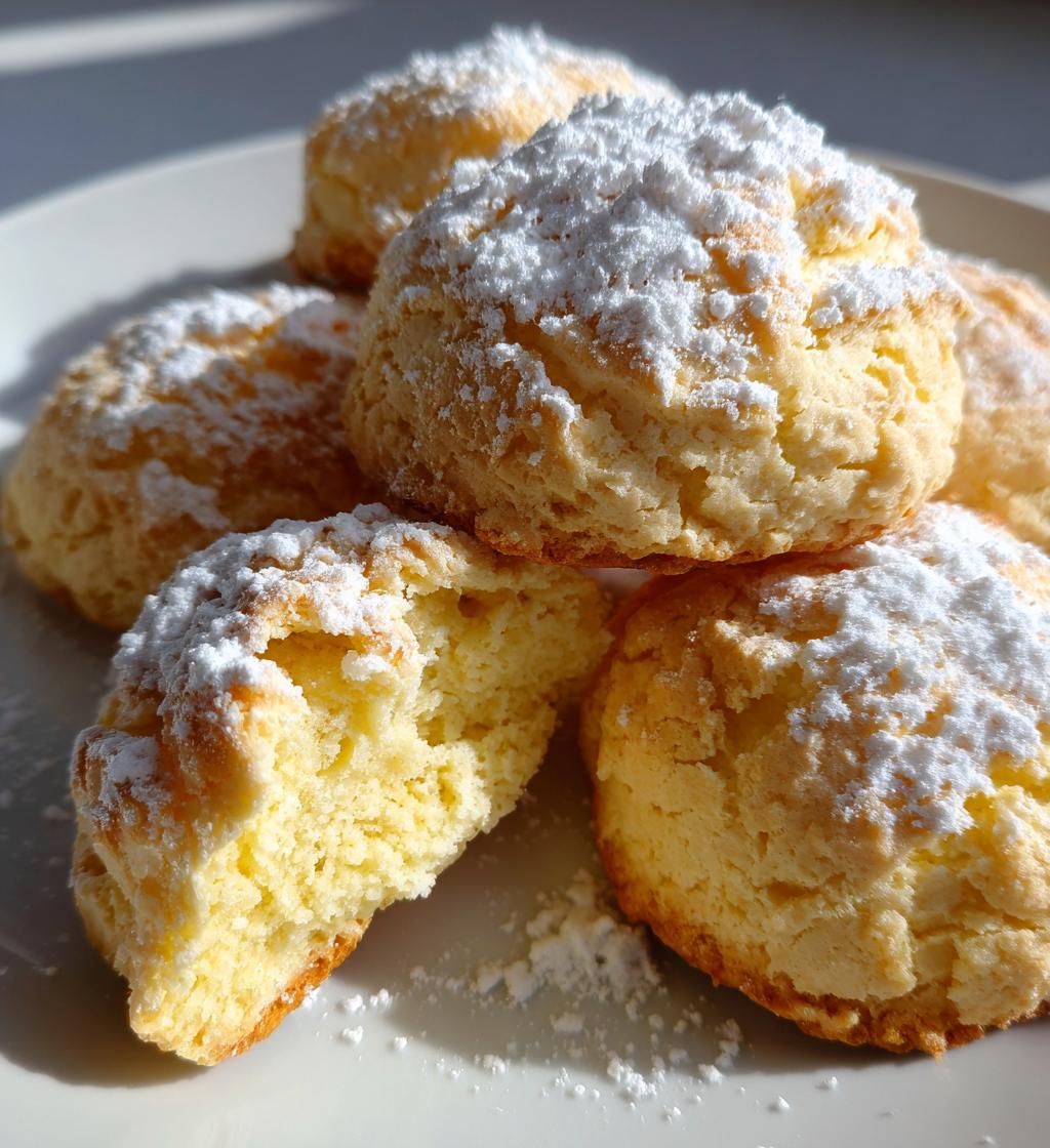 Soft Ricotta Almond Pillows - detail 1