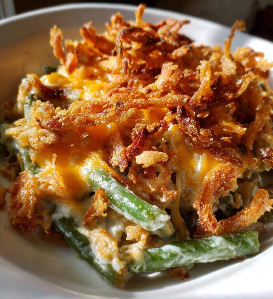 Sour Cream Green Bean Casserole