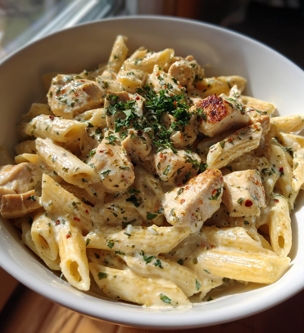 Southern Style Creamy Parmesan Chicken Pasta - detail 1