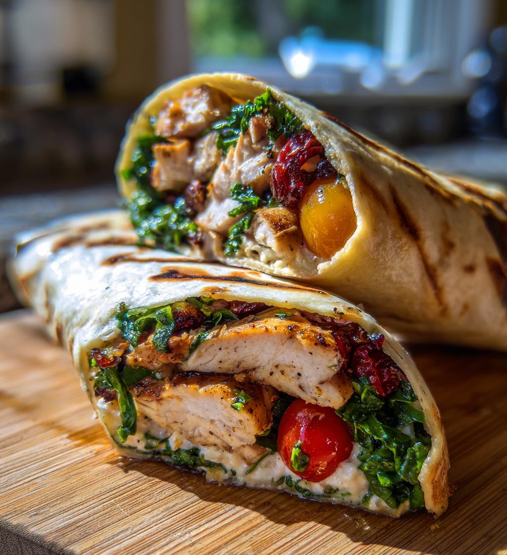 Southwest Chicken Wraps - detail 1