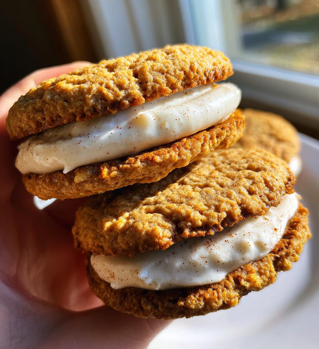 Spiced Eggnog Oatmeal Cream Pies - detail 1