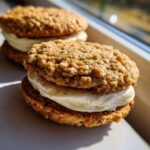 Spiced Eggnog Oatmeal Cream Pies
