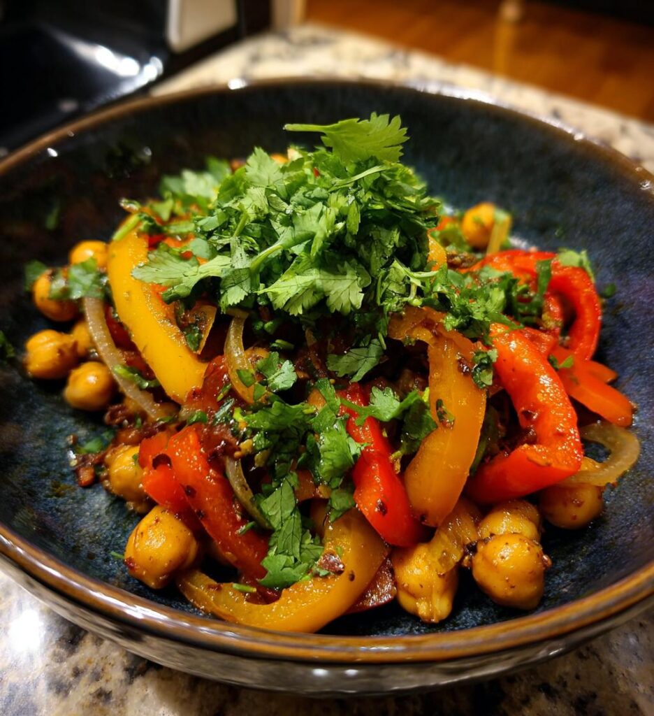 Spicy Chickpea Stir-Fry