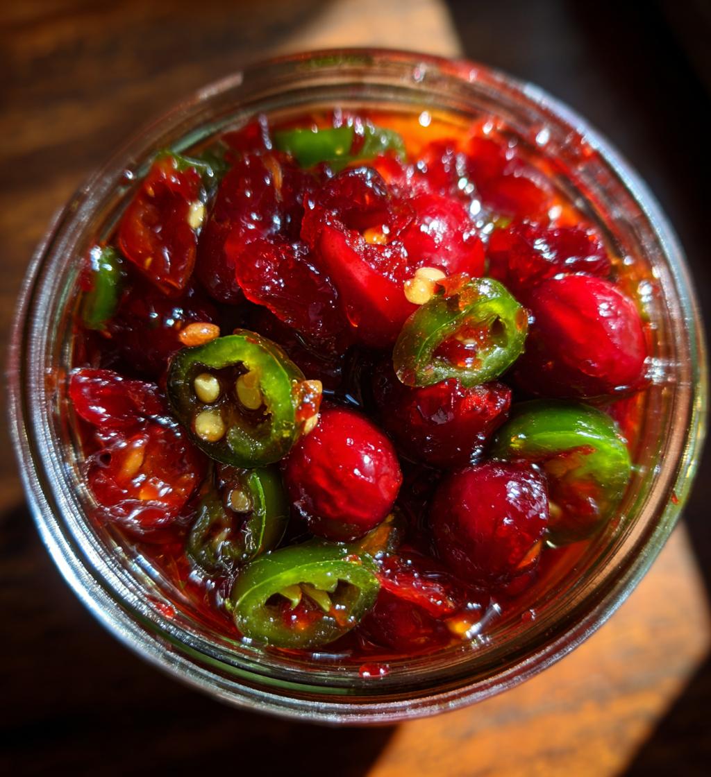 Spicy Cranberry Jalapeño Cowboy Candy - detail 1