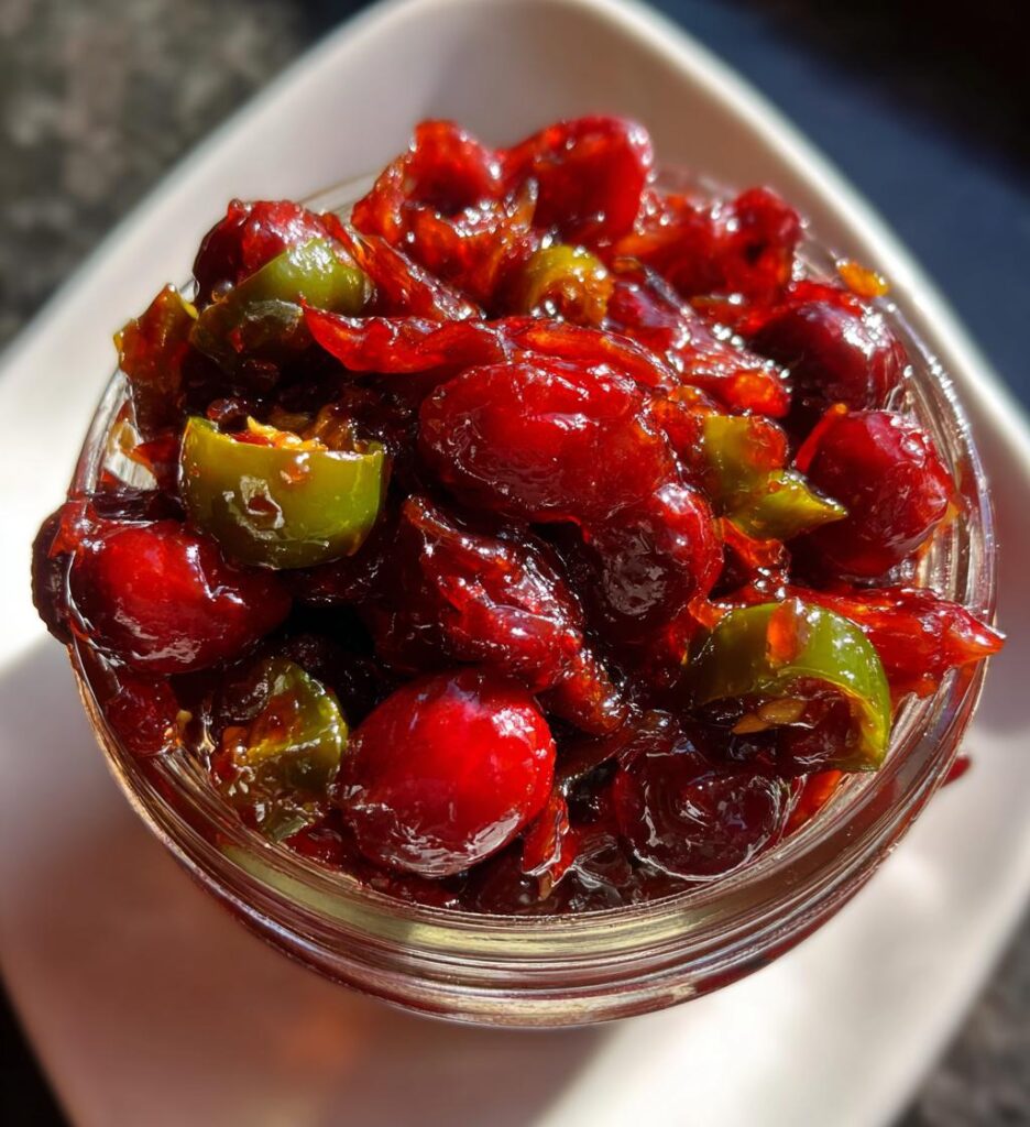 Spicy Cranberry Jalapeño Cowboy Candy