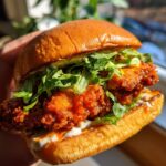 Spicy-Sweet Fried Chicken Sandwich