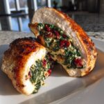 Spinach & Cranberry Stuffed Chicken