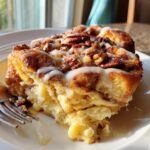 Sticky Cinnamon Roll Breakfast Casserole