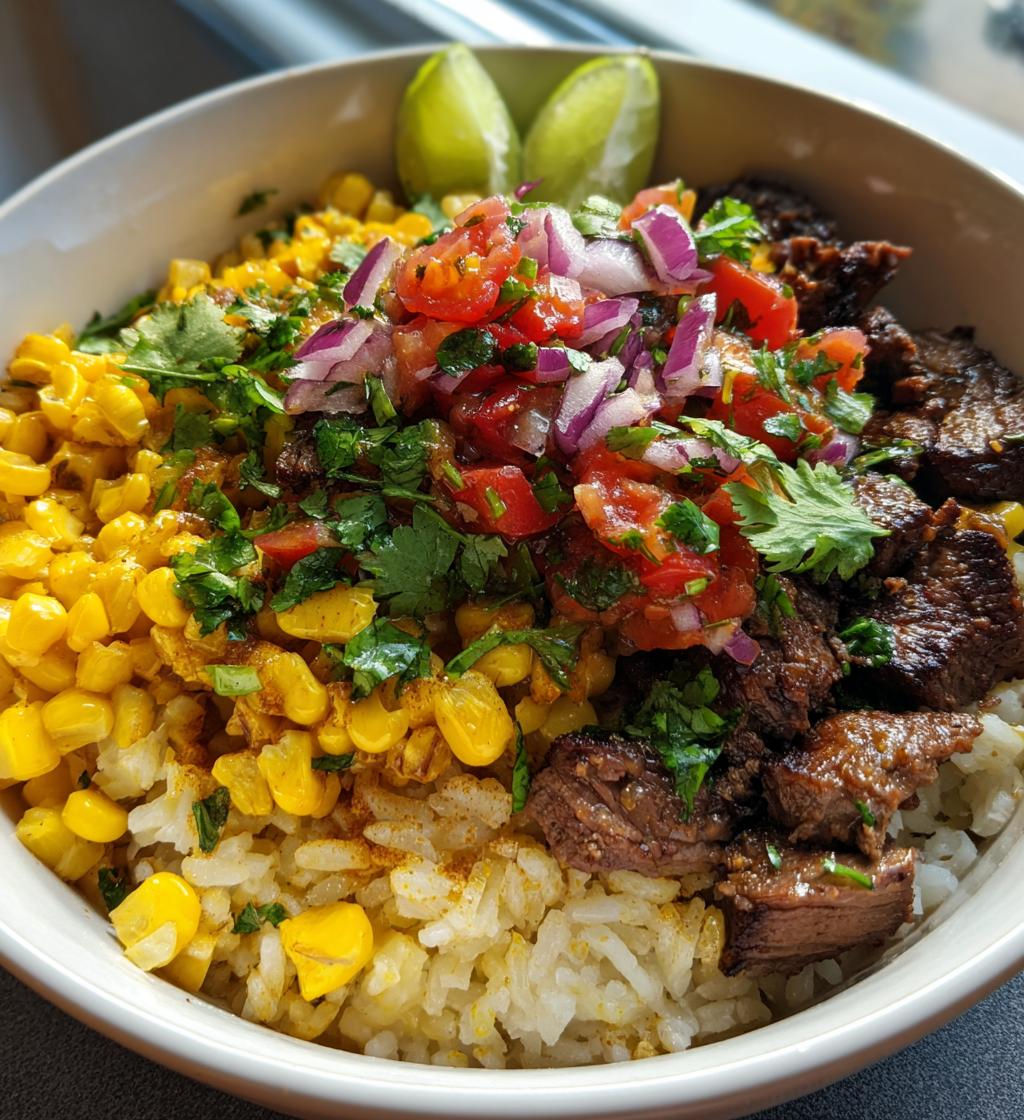 Street Corn Steak Rice Bowl - detail 1