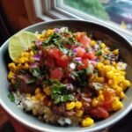 Street Corn Steak Rice Bowl