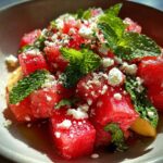 Summer Peach Watermelon Salad