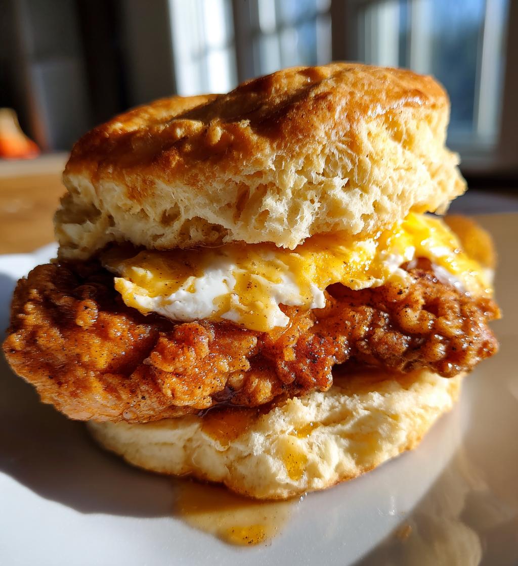 Sweet Honey Butter Chicken Biscuit Sandwiches - detail 1