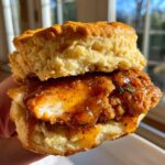 Sweet Honey Butter Chicken Biscuit Sandwiches