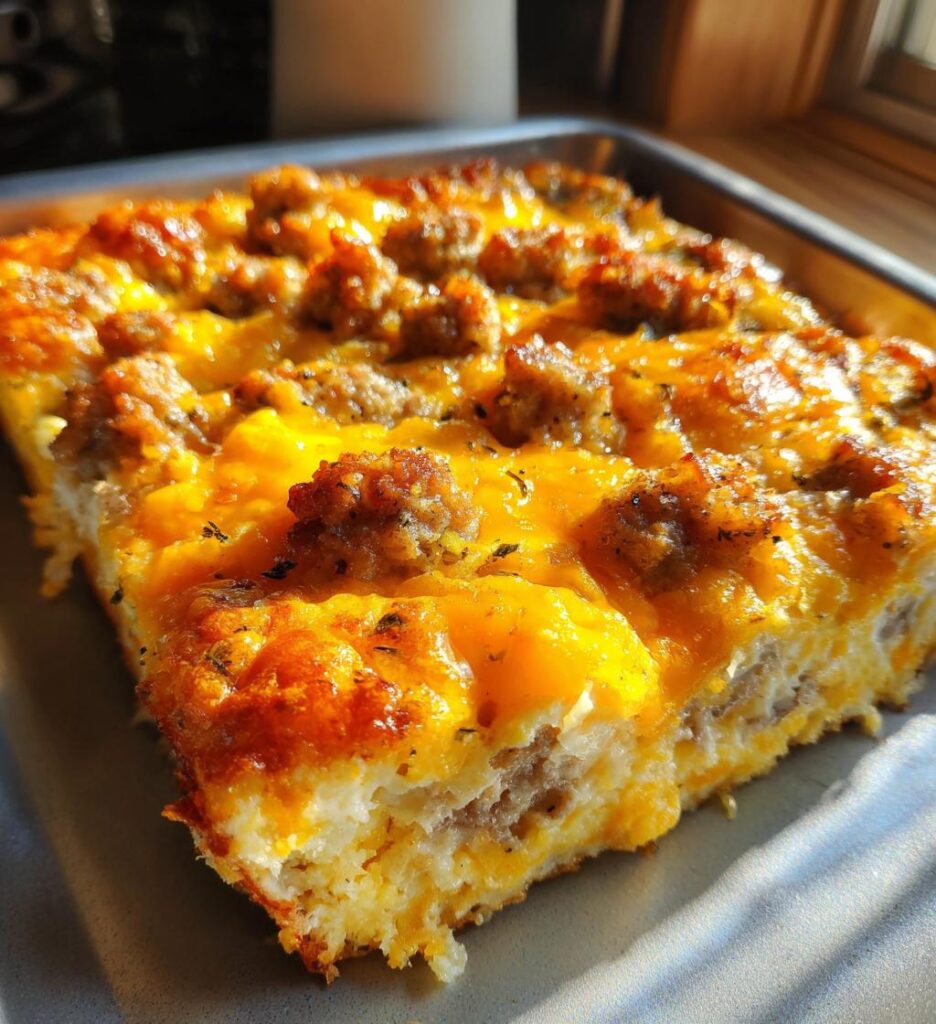 Sweet Maple Sausage Casserole