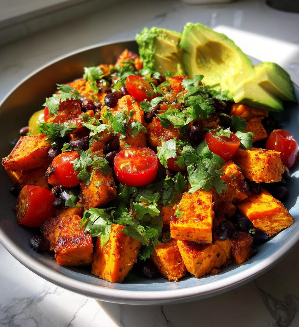 Sweet Potato Burger Bowl - detail 1