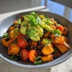 Sweet Potato Burger Bowl