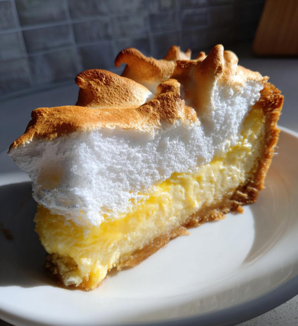 Tangy Lemon Meringue Cheesecake
