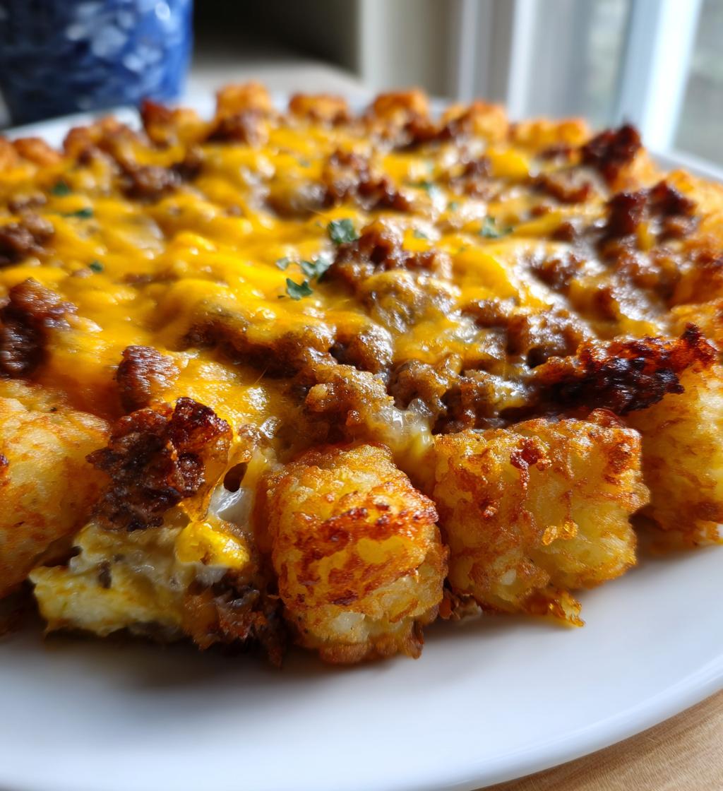Tatertots Casserole Breakfast