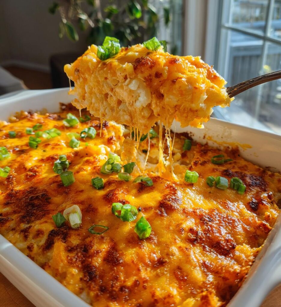 The Cheesiest Pimento Cheese Hash Brown Casserole