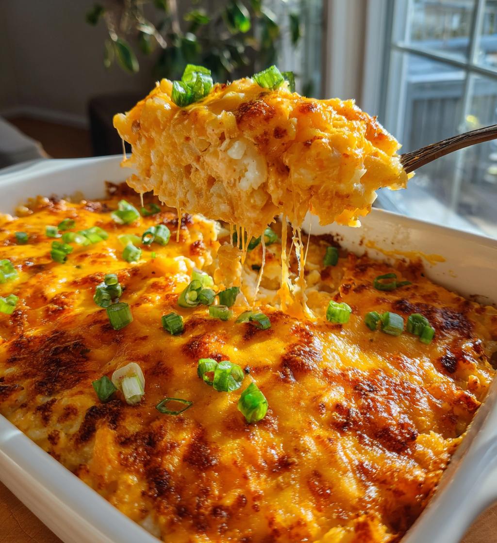 The Cheesiest Pimento Cheese Hash Brown Casserole