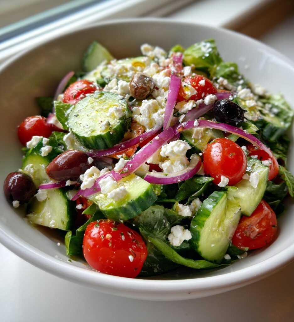 The No-Wilt Mediterranean Salad