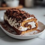 Tiramisu Yule Log Cake