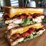 Ultimate Loaded Chicken Club Sandwich