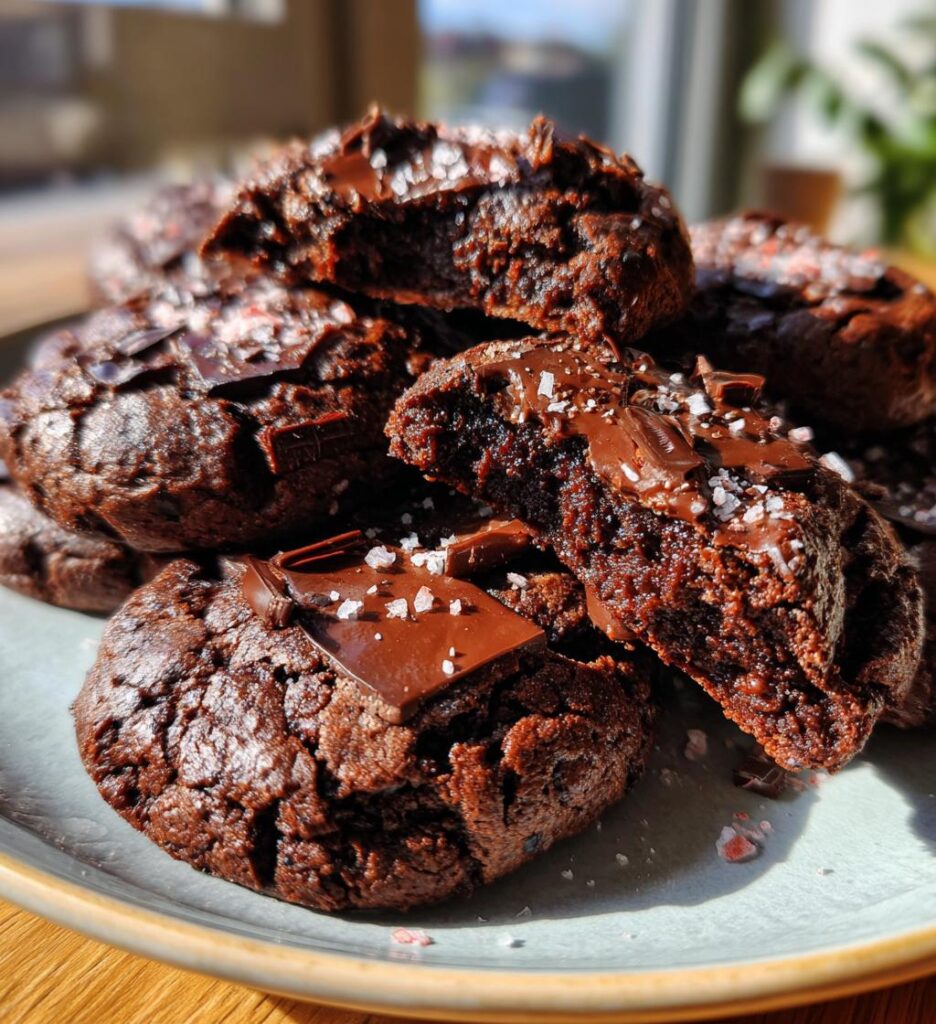Vegan Chocolate Peppermint Cookies