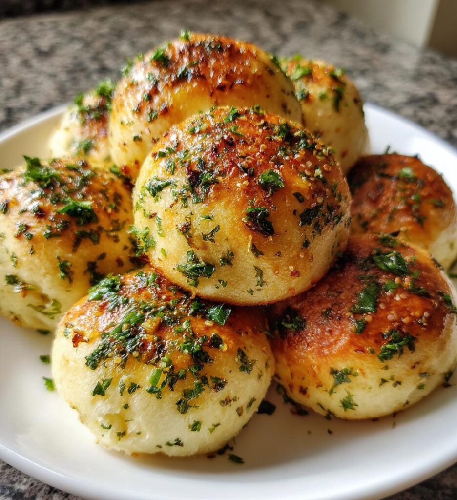 Vegan Garlic Dough Balls