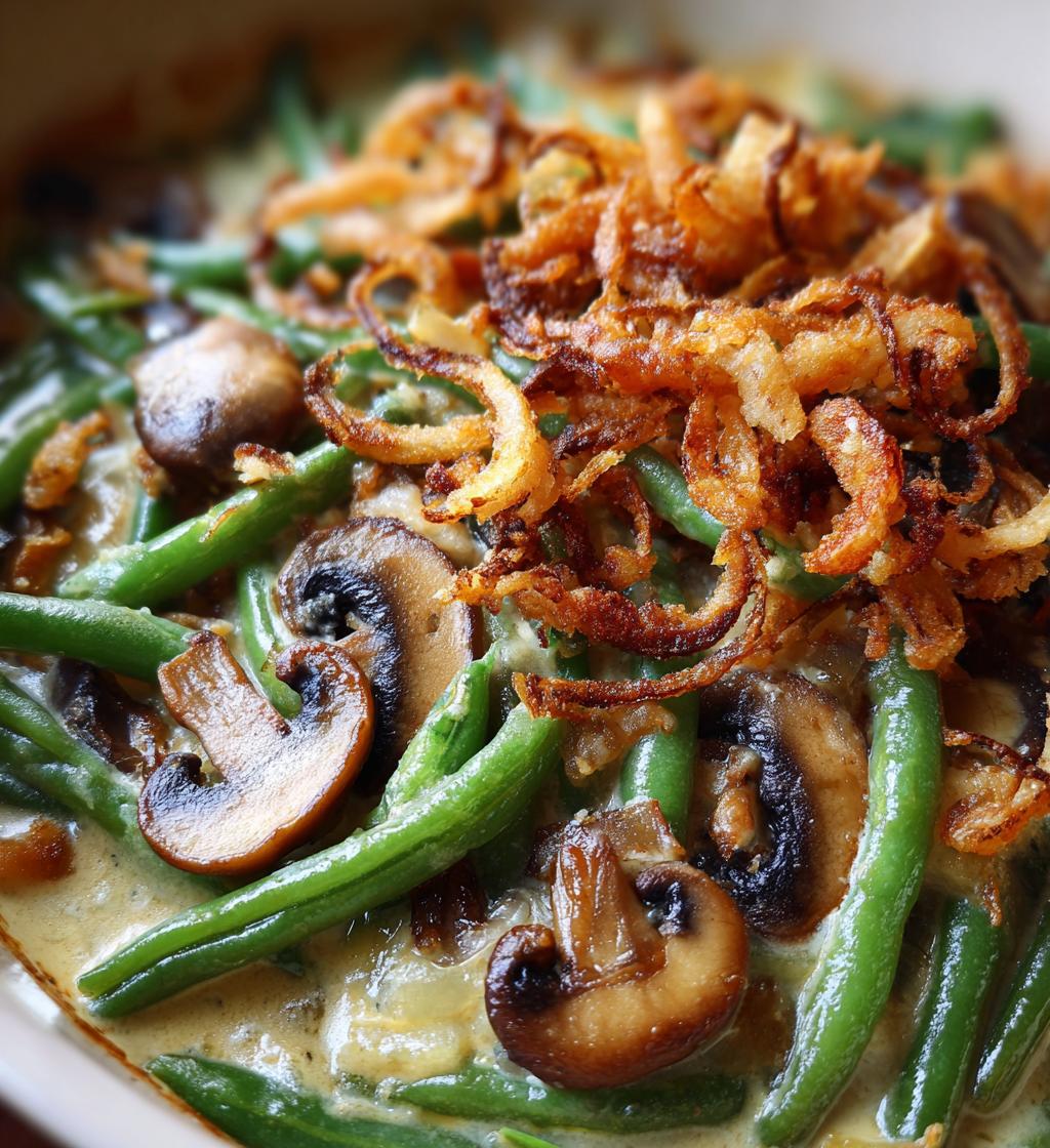 Vegan Green Bean Casserole