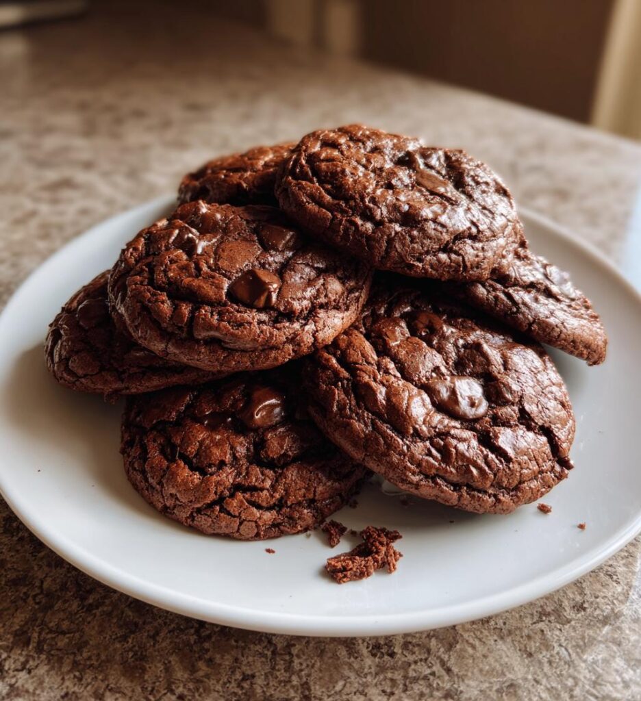 Vegan Hot Chocolate Cookies