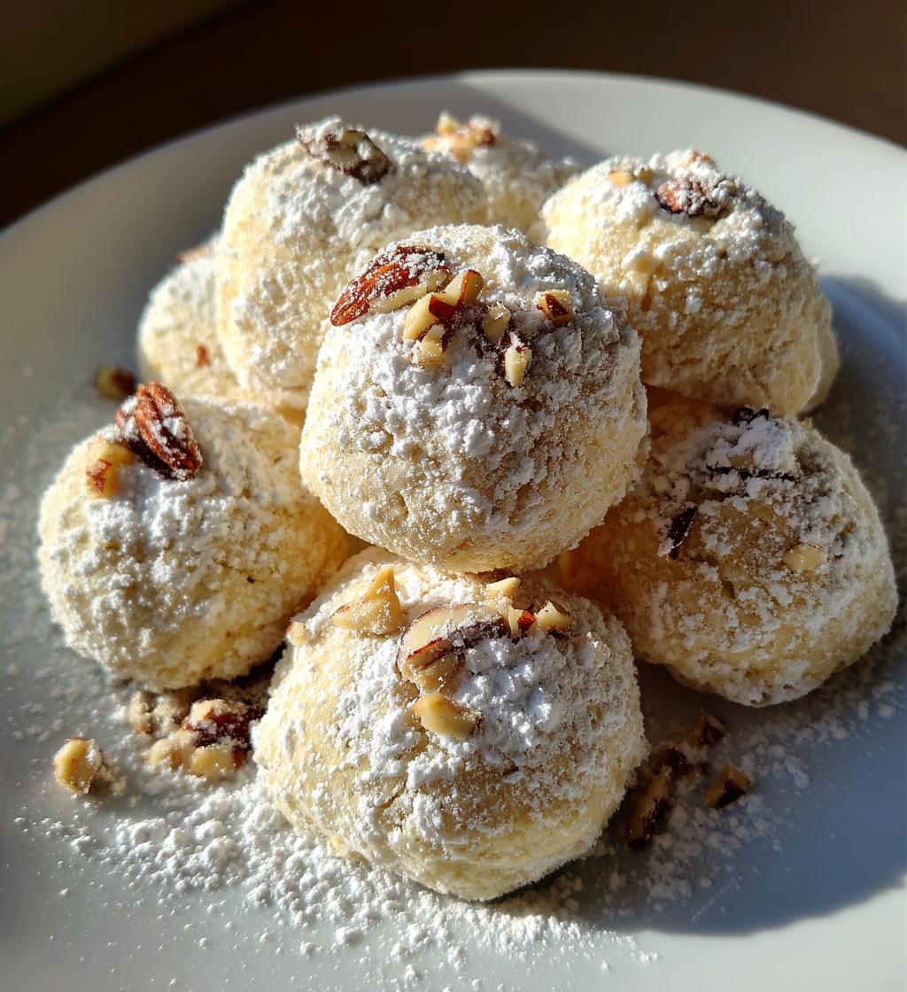 Vegan Snowball Cookies - detail 1