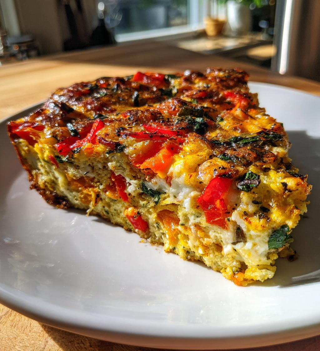 Vegetarian Breakfast Casserole - detail 1