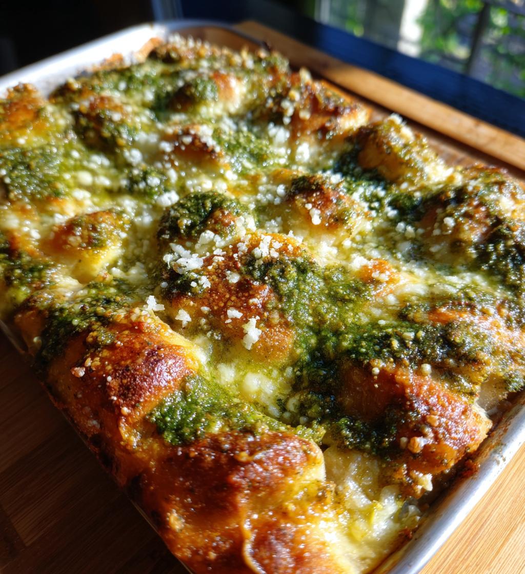 White Bean and Pesto Bake - detail 1