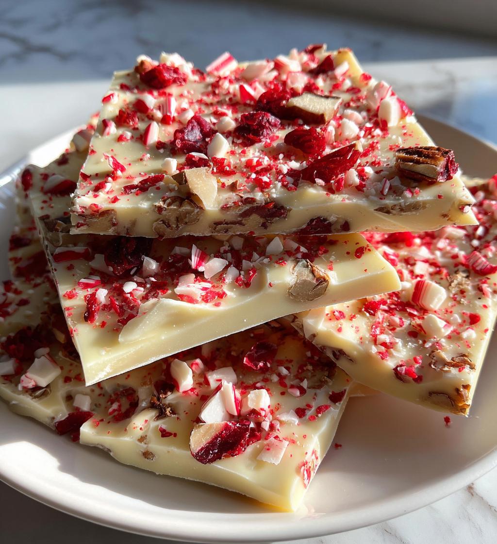White Chocolate Christmas Bark - detail 1