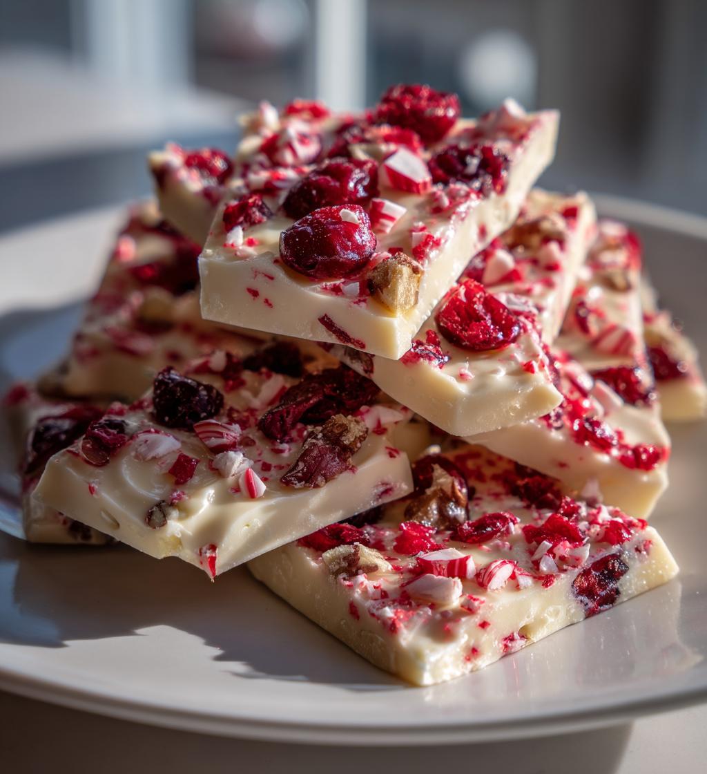 White Chocolate Christmas Bark
