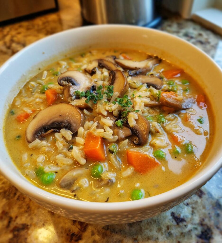 Wild Rice Mushroom Soup