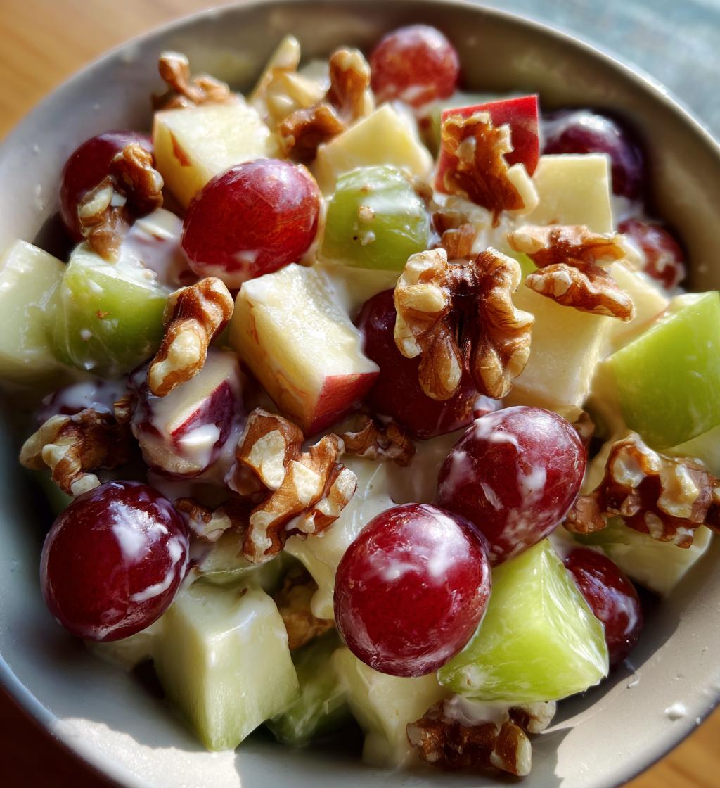 Apple Grape Salad - detail 1