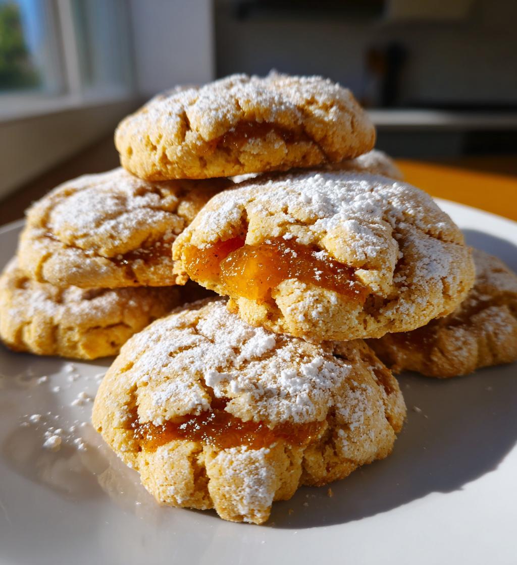 Apricot Pillow Cookies - detail 1